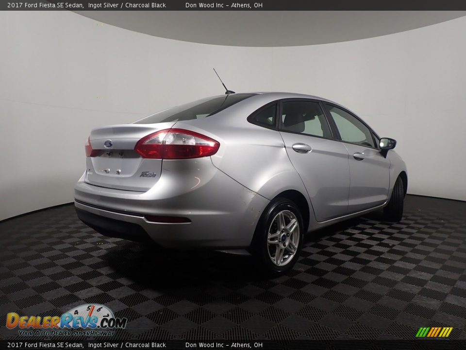 2017 Ford Fiesta SE Sedan Ingot Silver / Charcoal Black Photo #15