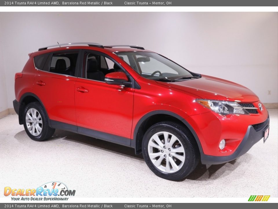 2014 Toyota RAV4 Limited AWD Barcelona Red Metallic / Black Photo #1