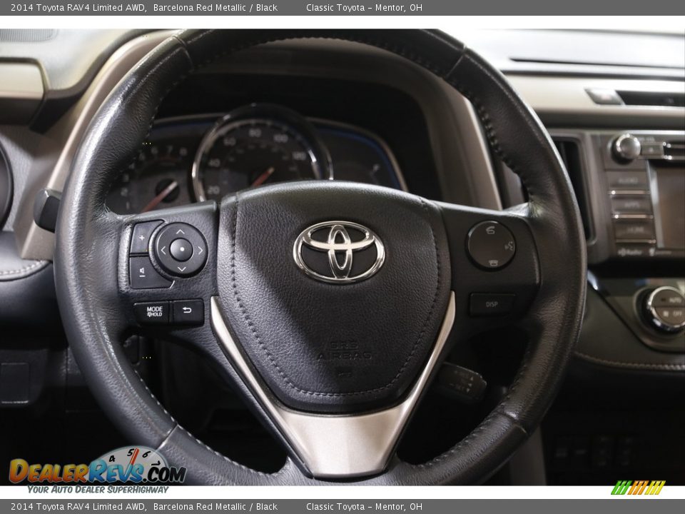 2014 Toyota RAV4 Limited AWD Barcelona Red Metallic / Black Photo #7