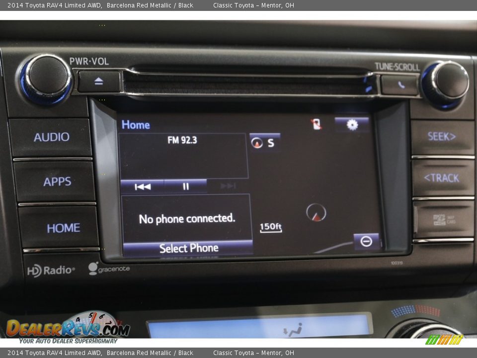2014 Toyota RAV4 Limited AWD Barcelona Red Metallic / Black Photo #10