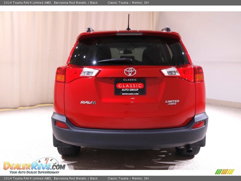 2014 Toyota RAV4 Limited AWD Barcelona Red Metallic / Black Photo #18