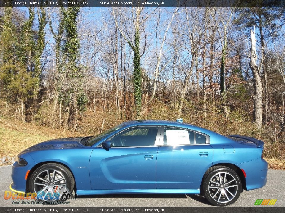 2021 Dodge Charger R/T Plus Frostbite / Black Photo #1