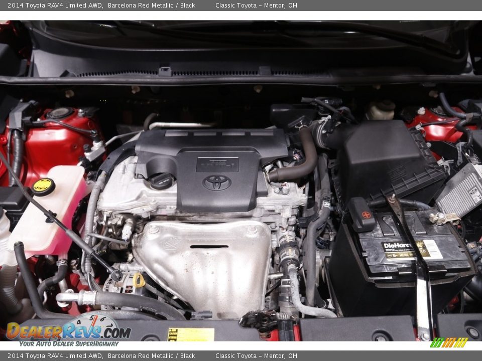 2014 Toyota RAV4 Limited AWD Barcelona Red Metallic / Black Photo #19