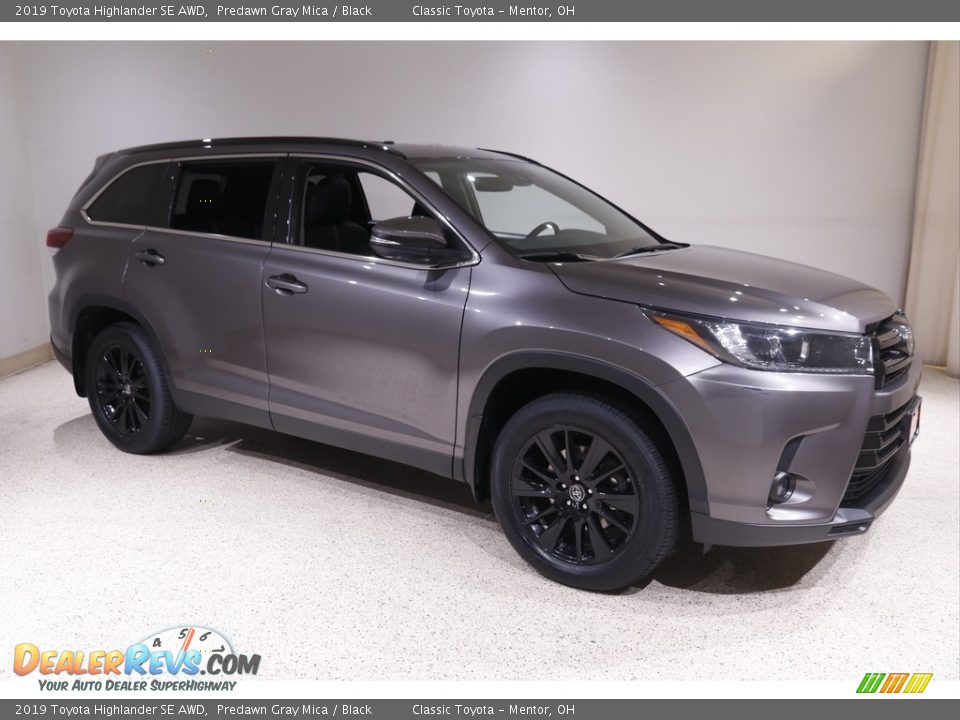 2019 Toyota Highlander SE AWD Predawn Gray Mica / Black Photo #1