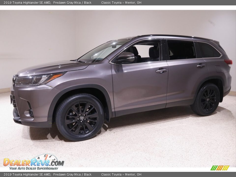 2019 Toyota Highlander SE AWD Predawn Gray Mica / Black Photo #3