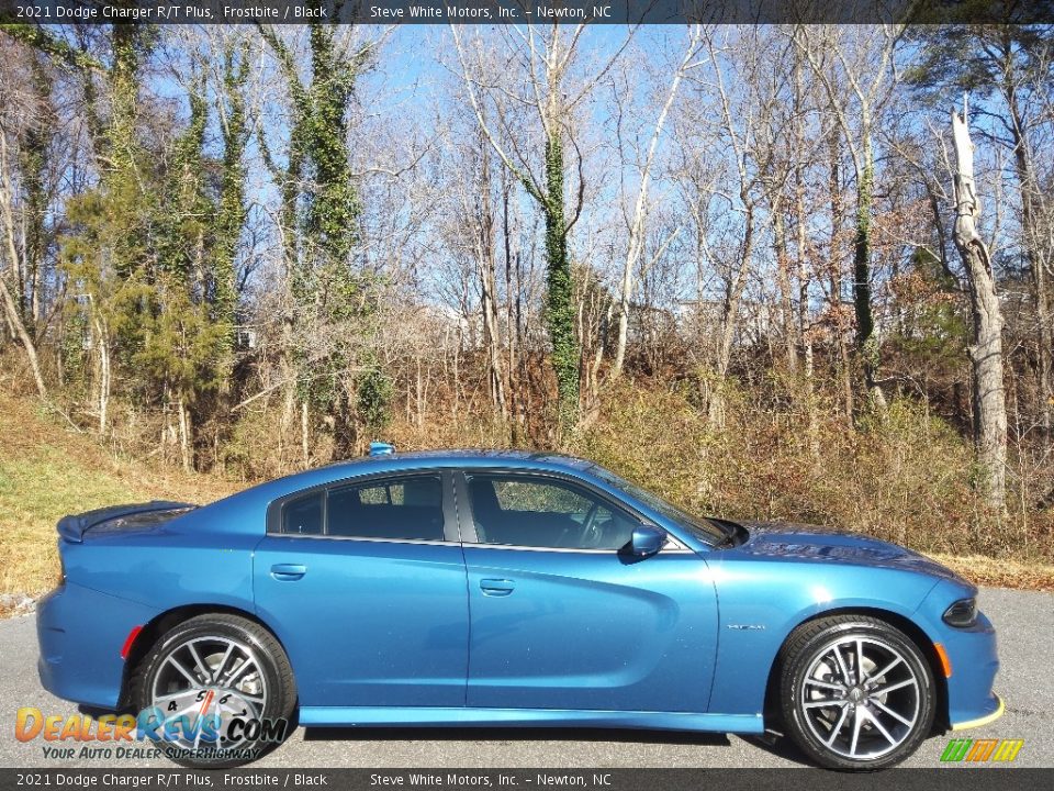 2021 Dodge Charger R/T Plus Frostbite / Black Photo #5