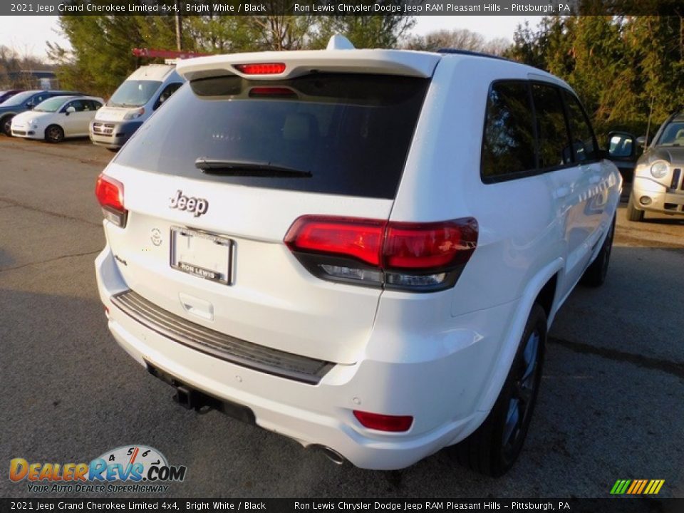 2021 Jeep Grand Cherokee Limited 4x4 Bright White / Black Photo #5