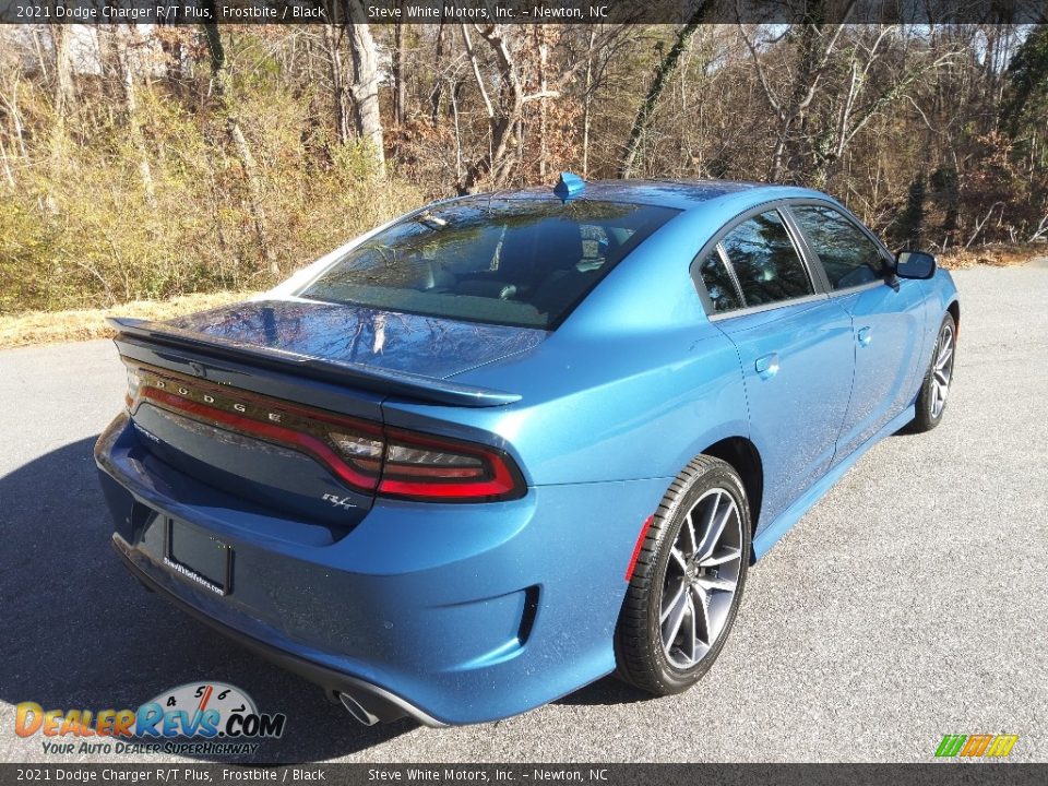 2021 Dodge Charger R/T Plus Frostbite / Black Photo #6