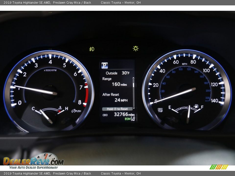 2019 Toyota Highlander SE AWD Predawn Gray Mica / Black Photo #8