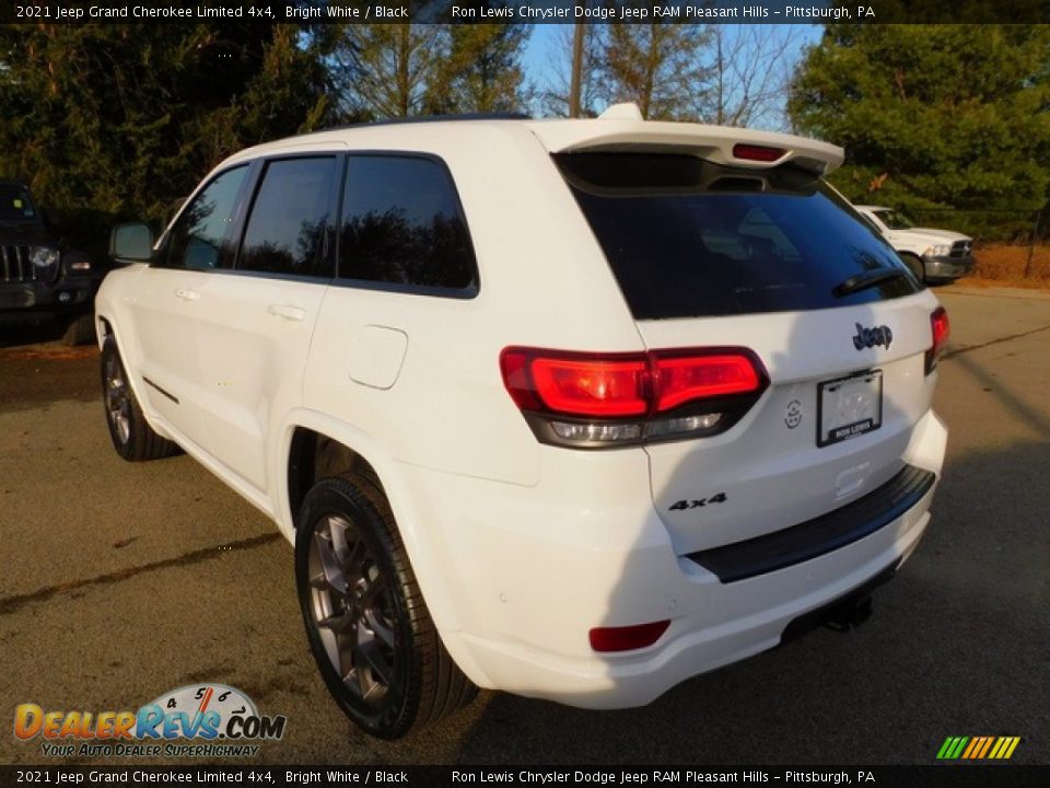 2021 Jeep Grand Cherokee Limited 4x4 Bright White / Black Photo #8