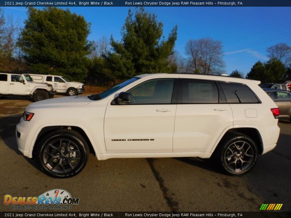 2021 Jeep Grand Cherokee Limited 4x4 Bright White / Black Photo #9