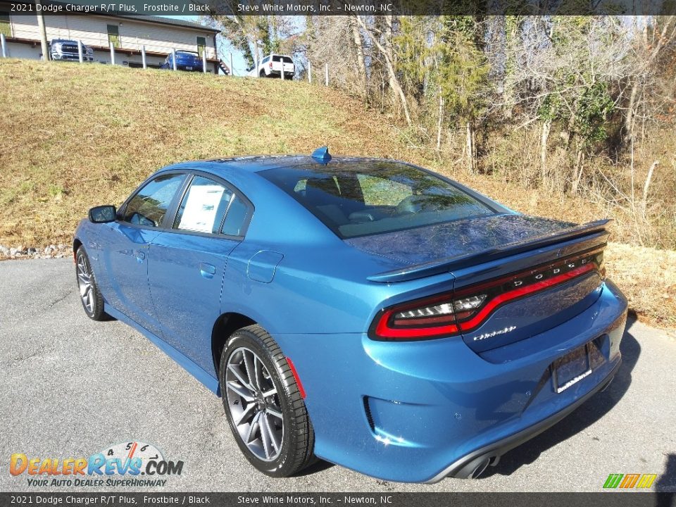 2021 Dodge Charger R/T Plus Frostbite / Black Photo #8