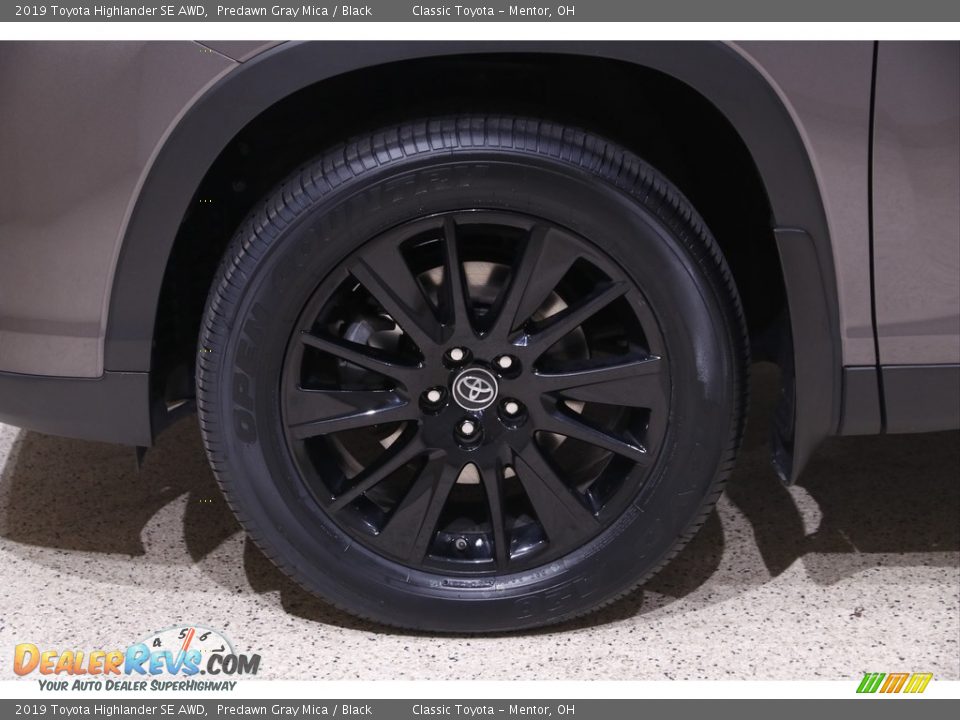 2019 Toyota Highlander SE AWD Predawn Gray Mica / Black Photo #21