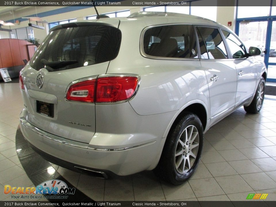 2017 Buick Enclave Convenience Quicksilver Metallic / Light Titanium Photo #7