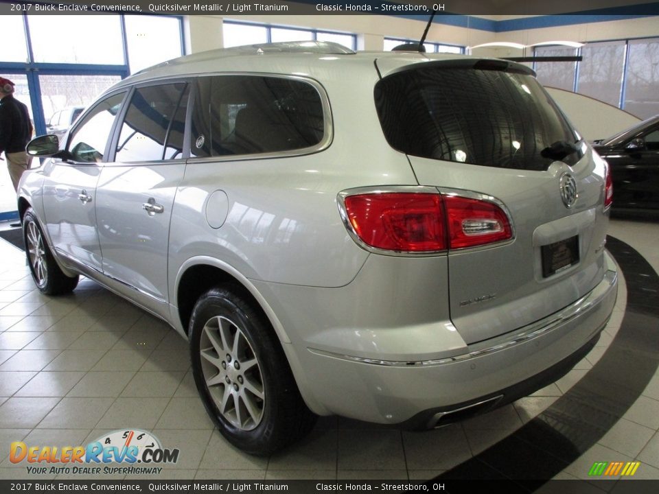 2017 Buick Enclave Convenience Quicksilver Metallic / Light Titanium Photo #9