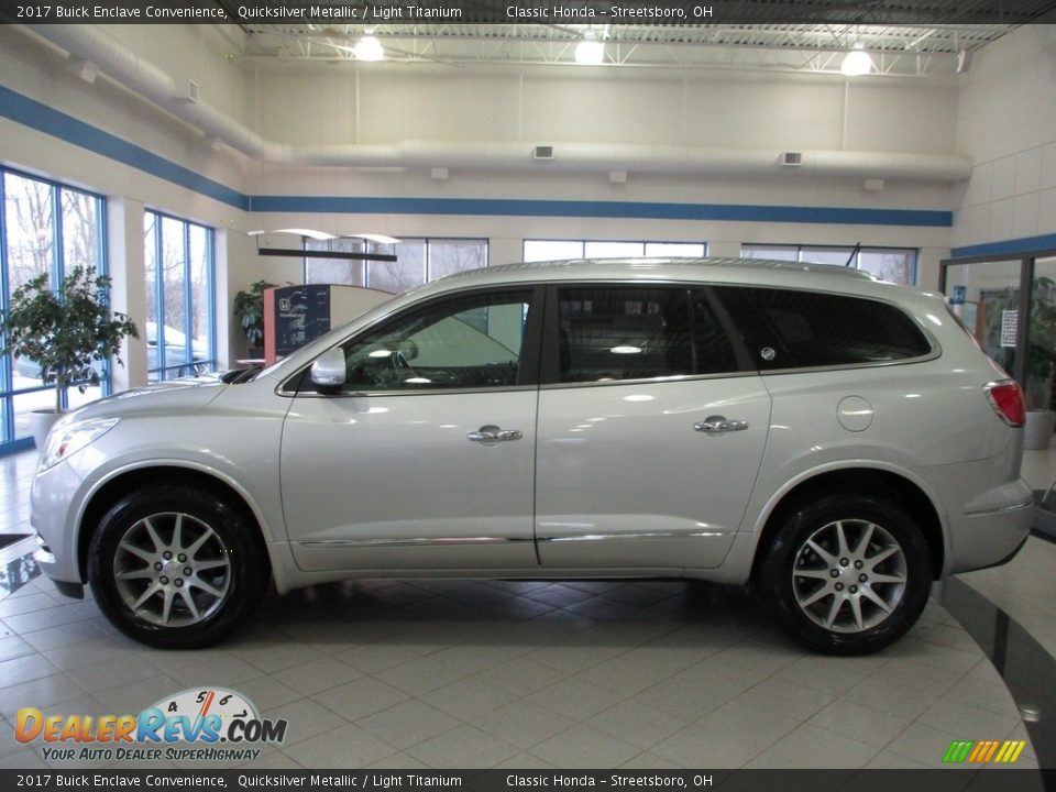 2017 Buick Enclave Convenience Quicksilver Metallic / Light Titanium Photo #10
