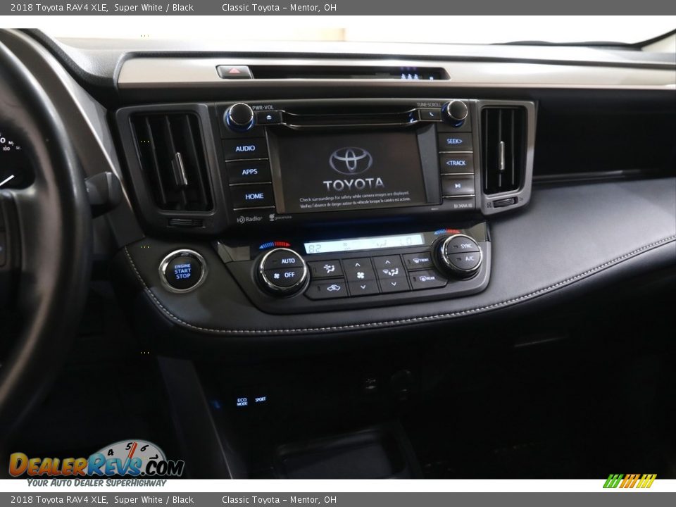 2018 Toyota RAV4 XLE Super White / Black Photo #9