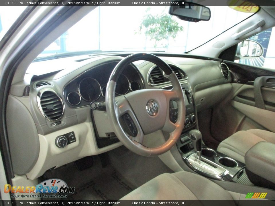 2017 Buick Enclave Convenience Quicksilver Metallic / Light Titanium Photo #28