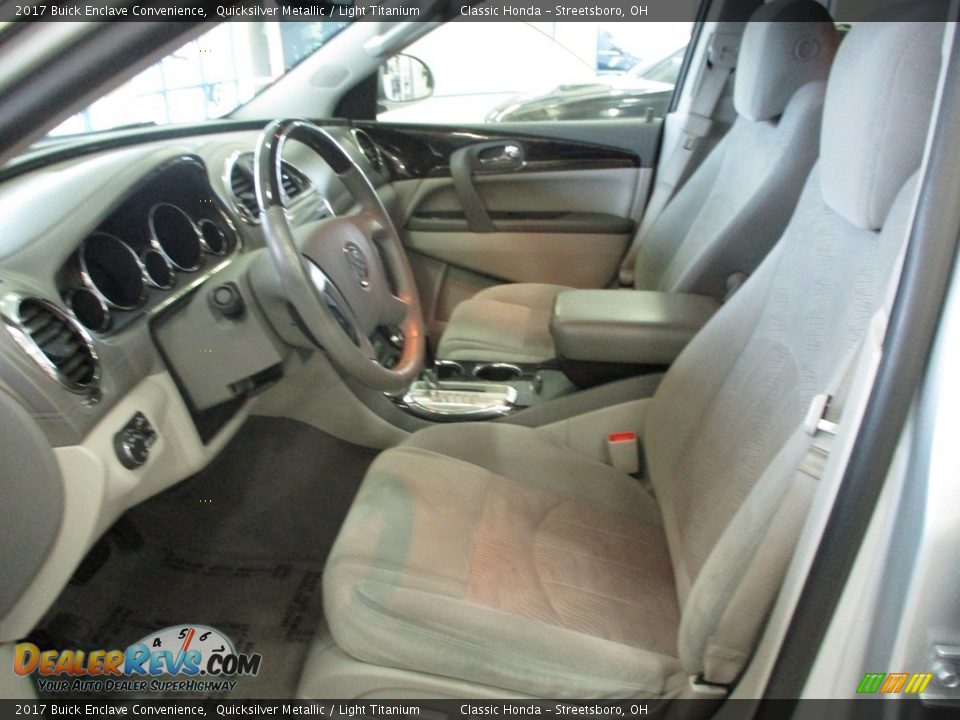 2017 Buick Enclave Convenience Quicksilver Metallic / Light Titanium Photo #29