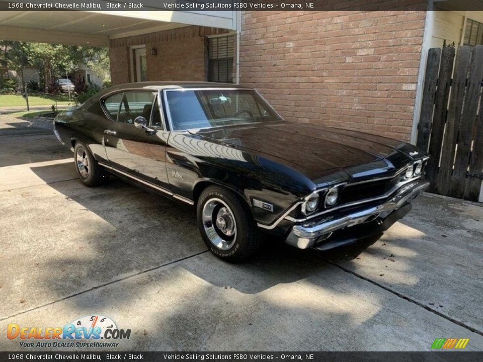 Black 1968 Chevrolet Chevelle Malibu Photo #3