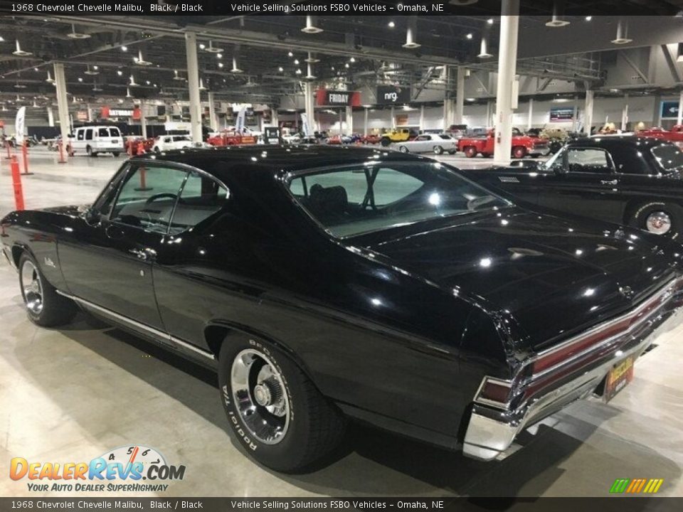 1968 Chevrolet Chevelle Malibu Black / Black Photo #12