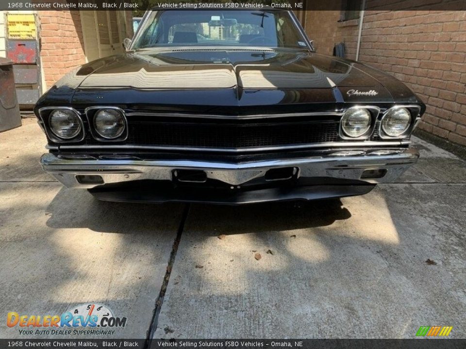 1968 Chevrolet Chevelle Malibu Black / Black Photo #13