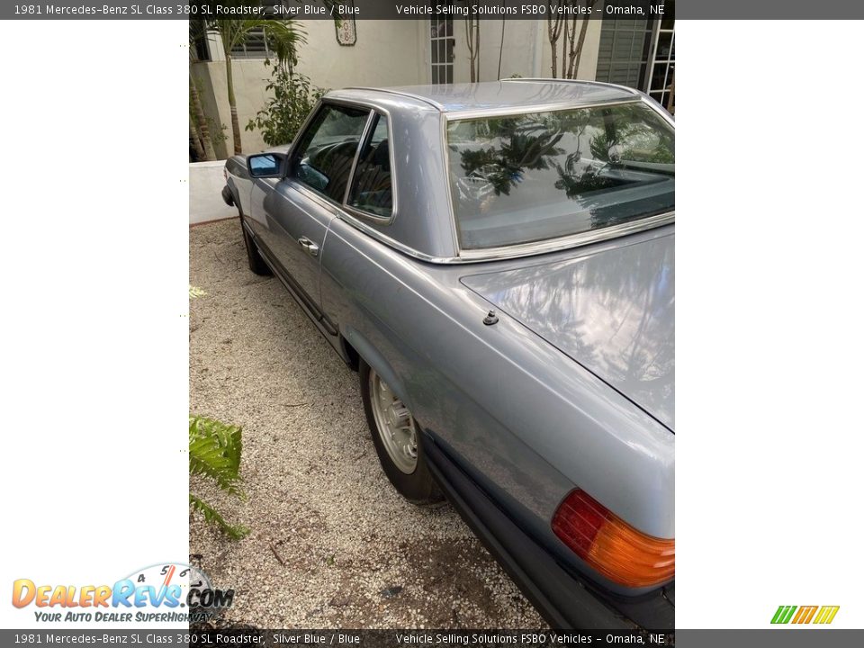 1981 Mercedes-Benz SL Class 380 SL Roadster Silver Blue / Blue Photo #8