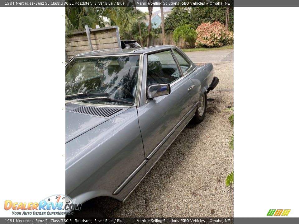 1981 Mercedes-Benz SL Class 380 SL Roadster Silver Blue / Blue Photo #9