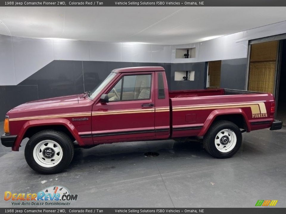 Colorado Red 1988 Jeep Comanche Pioneer 2WD Photo #1