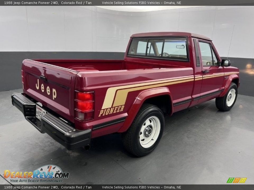 Colorado Red 1988 Jeep Comanche Pioneer 2WD Photo #2