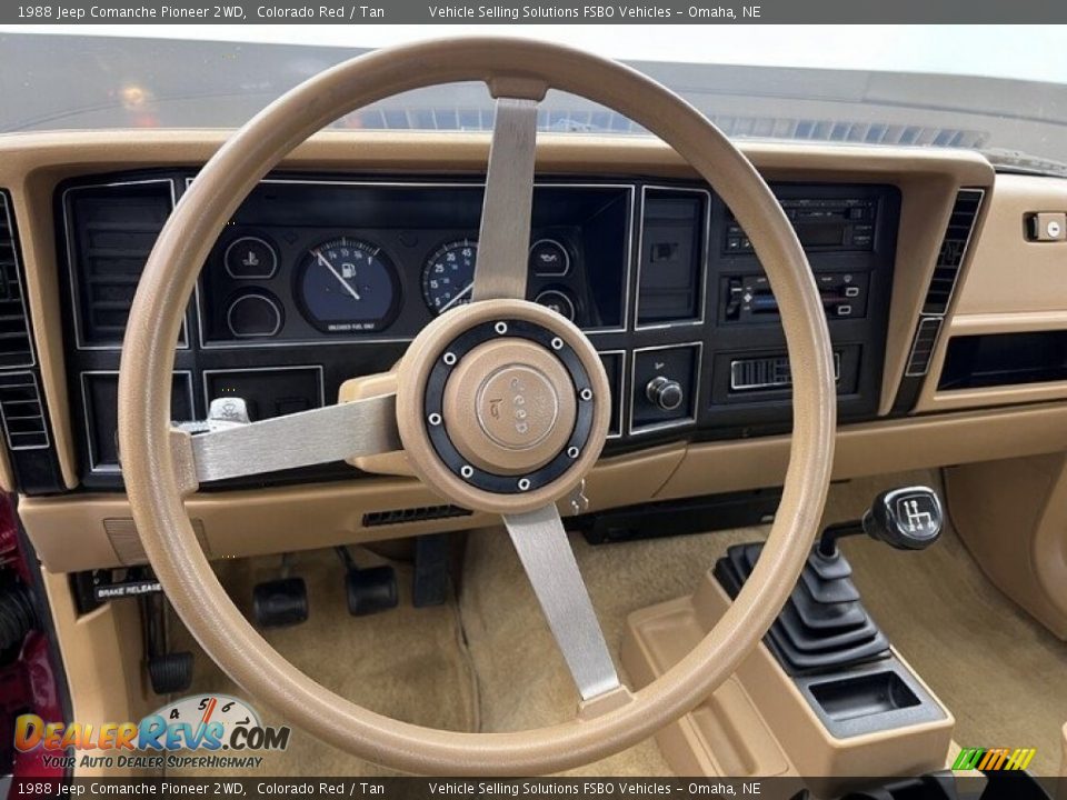 1988 Jeep Comanche Pioneer 2WD Steering Wheel Photo #4