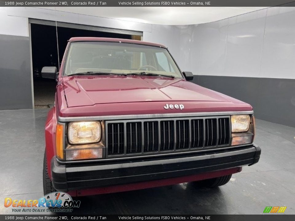 1988 Jeep Comanche Pioneer 2WD Colorado Red / Tan Photo #8