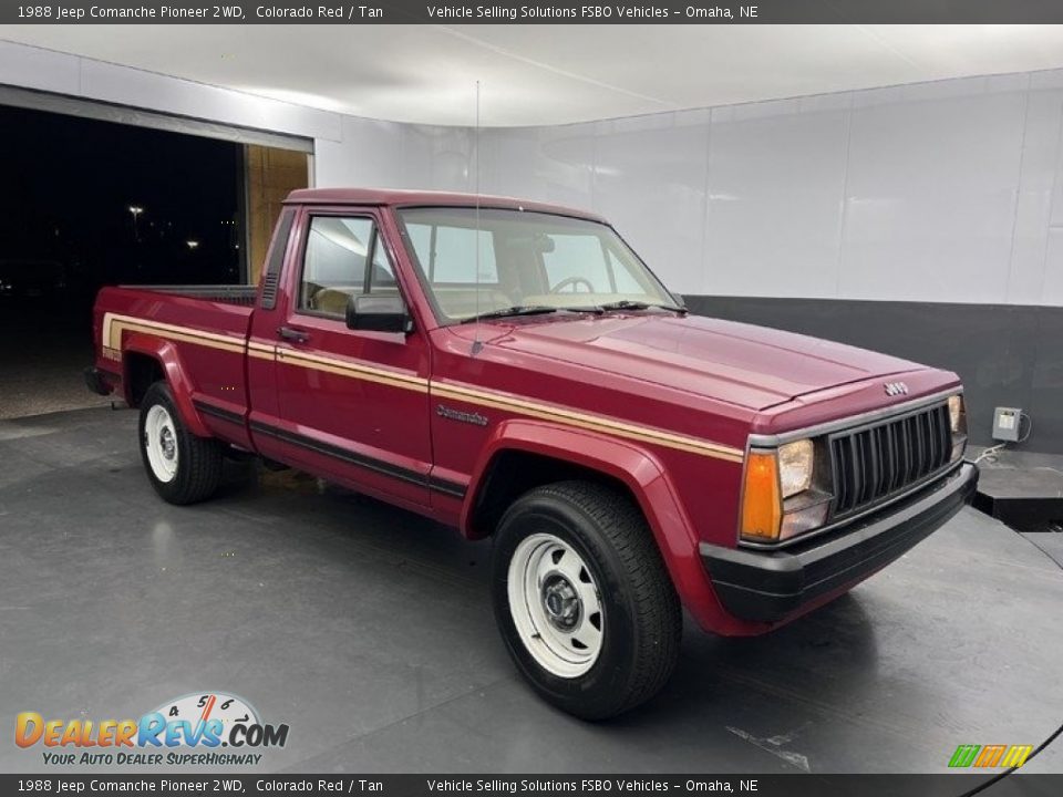 Colorado Red 1988 Jeep Comanche Pioneer 2WD Photo #17