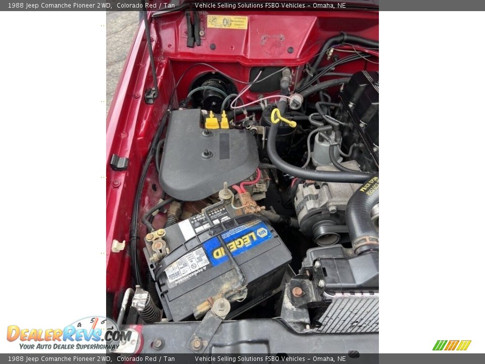 1988 Jeep Comanche Pioneer 2WD 2.5 Liter OHV 8-Valve 4 Cylinder Engine Photo #32