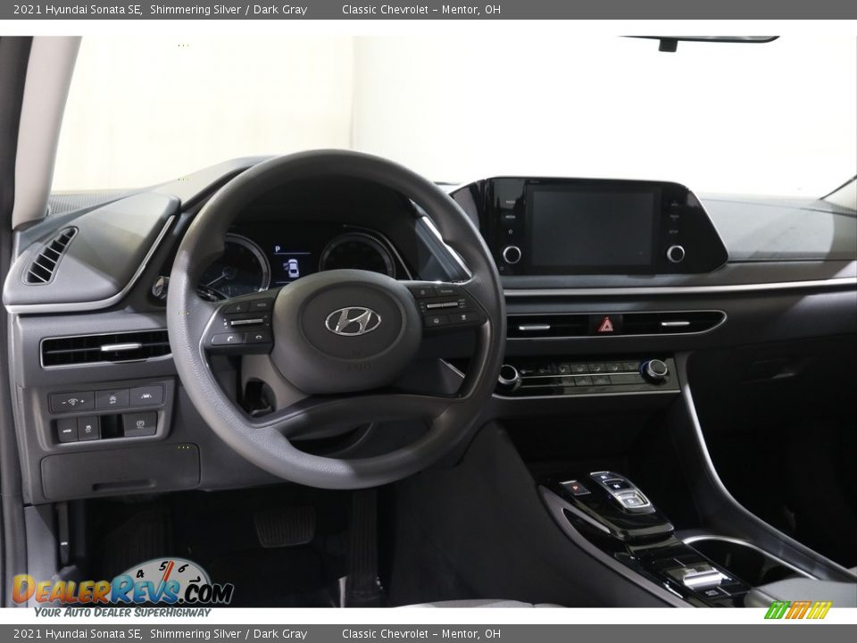 2021 Hyundai Sonata SE Shimmering Silver / Dark Gray Photo #6