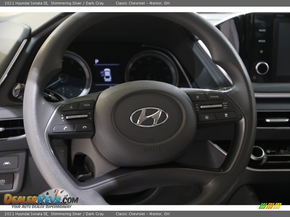 2021 Hyundai Sonata SE Shimmering Silver / Dark Gray Photo #7