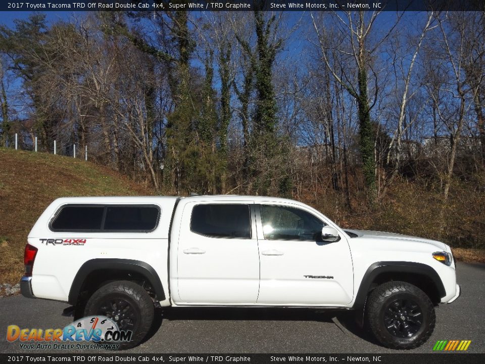 2017 Toyota Tacoma TRD Off Road Double Cab 4x4 Super White / TRD Graphite Photo #5