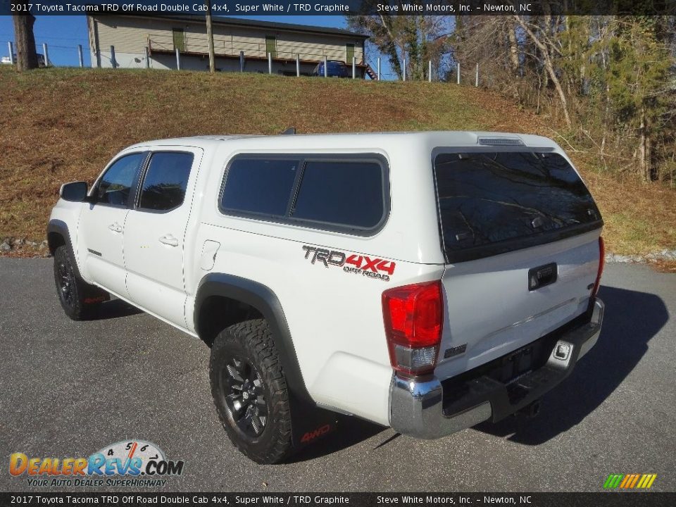2017 Toyota Tacoma TRD Off Road Double Cab 4x4 Super White / TRD Graphite Photo #9