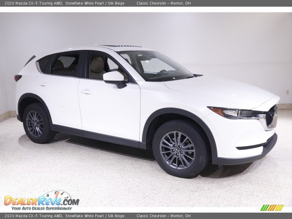 2020 Mazda CX-5 Touring AWD Snowflake White Pearl / Silk Beige Photo #1