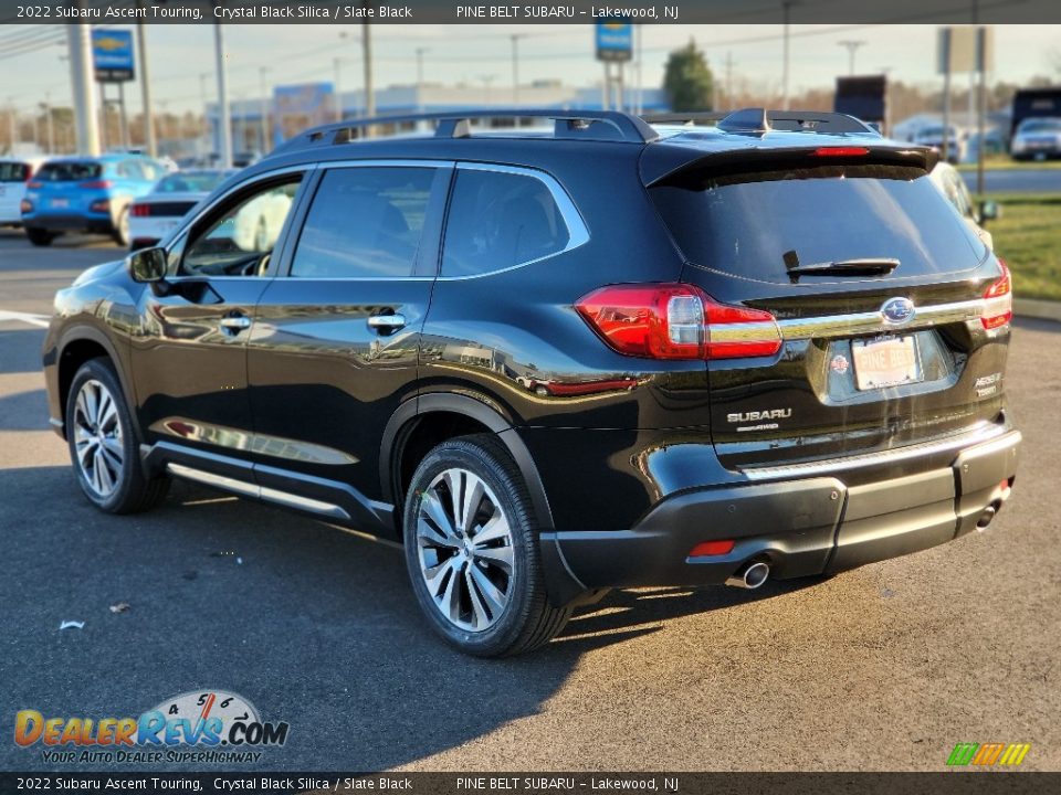 2022 Subaru Ascent Touring Crystal Black Silica / Slate Black Photo #6