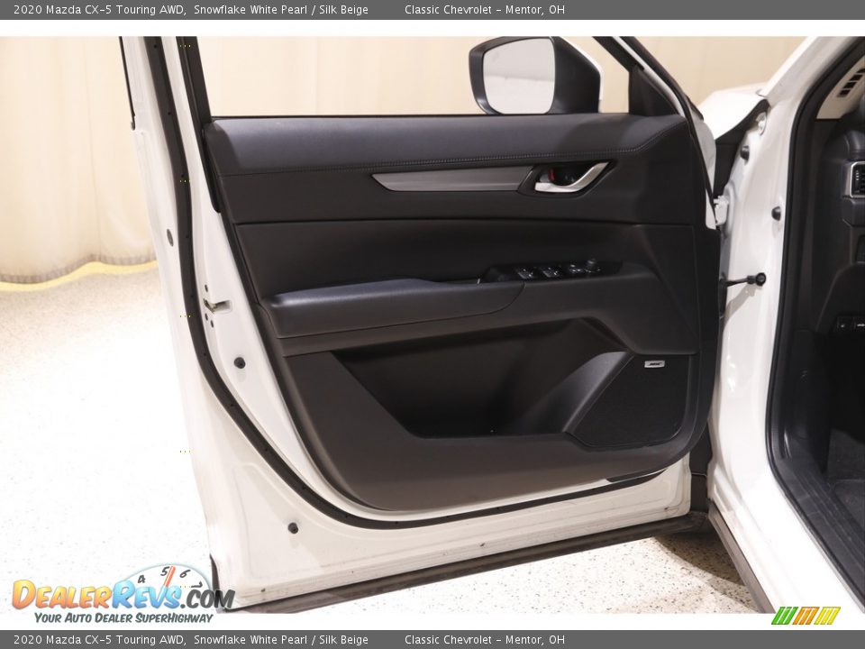2020 Mazda CX-5 Touring AWD Snowflake White Pearl / Silk Beige Photo #4
