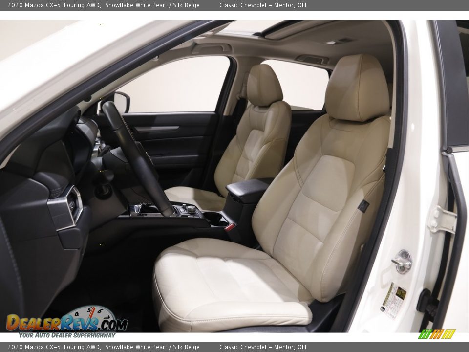 2020 Mazda CX-5 Touring AWD Snowflake White Pearl / Silk Beige Photo #5