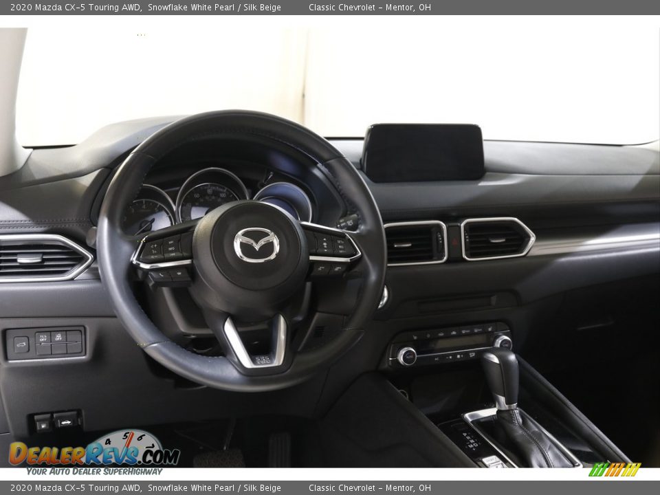 2020 Mazda CX-5 Touring AWD Snowflake White Pearl / Silk Beige Photo #6