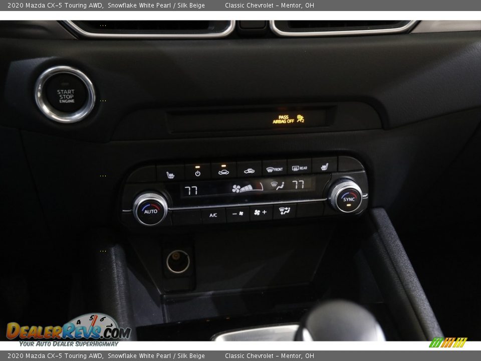 2020 Mazda CX-5 Touring AWD Snowflake White Pearl / Silk Beige Photo #12