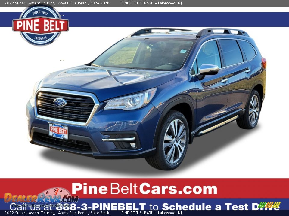 2022 Subaru Ascent Touring Abyss Blue Pearl / Slate Black Photo #1