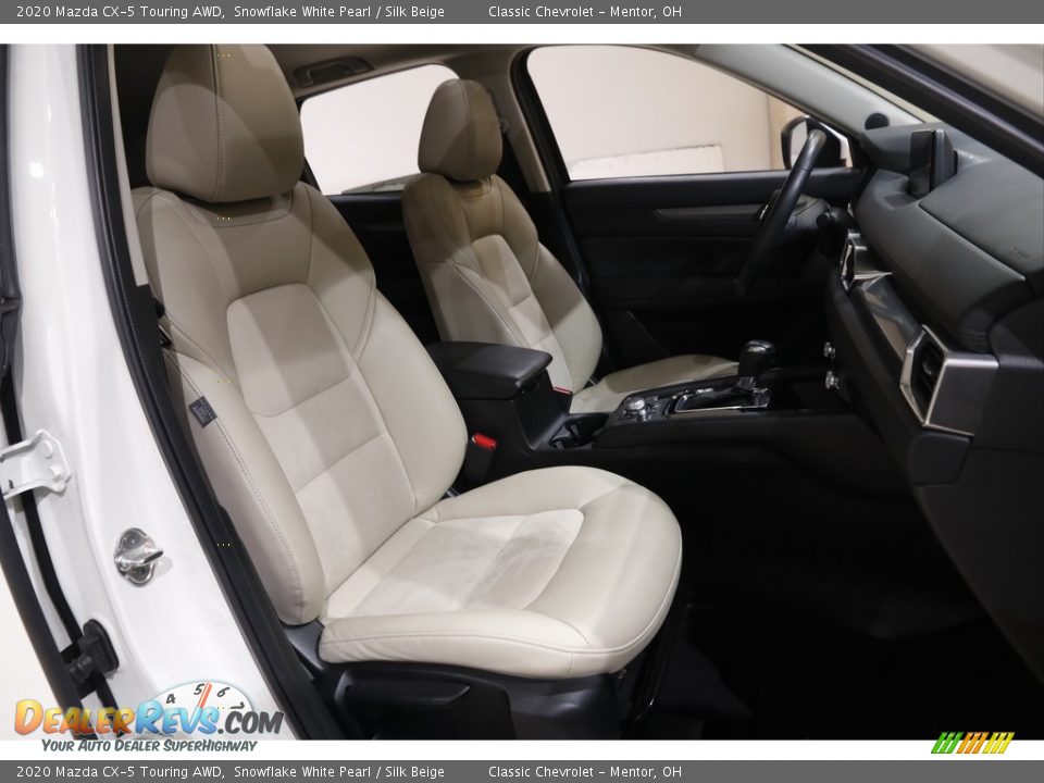 2020 Mazda CX-5 Touring AWD Snowflake White Pearl / Silk Beige Photo #14