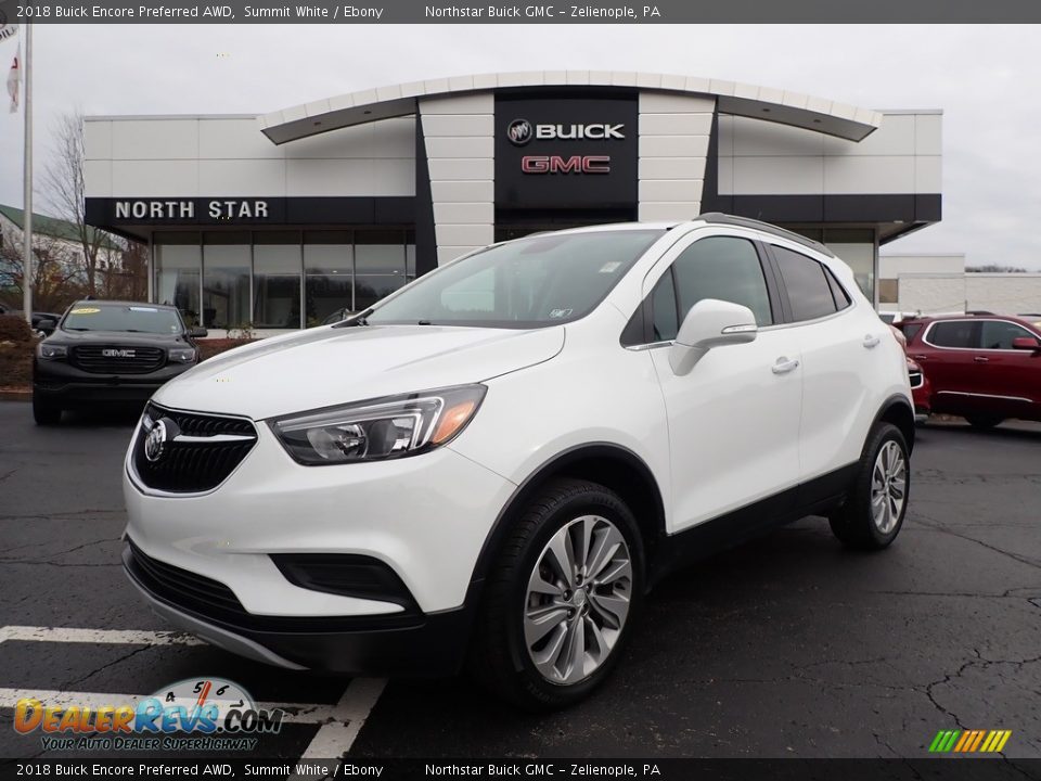 2018 Buick Encore Preferred AWD Summit White / Ebony Photo #1