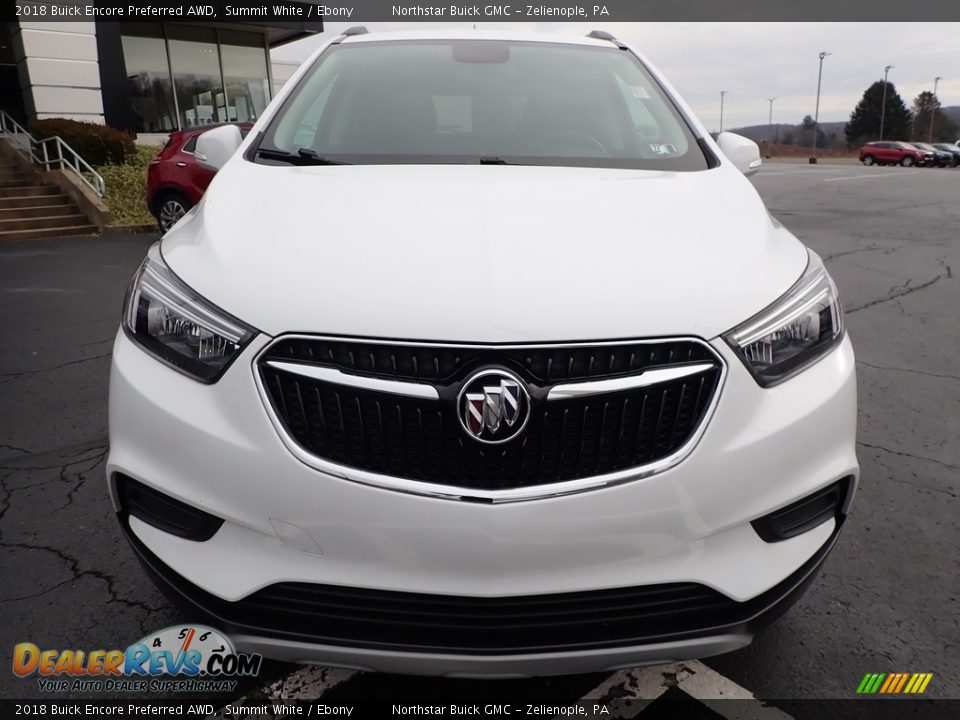 2018 Buick Encore Preferred AWD Summit White / Ebony Photo #3