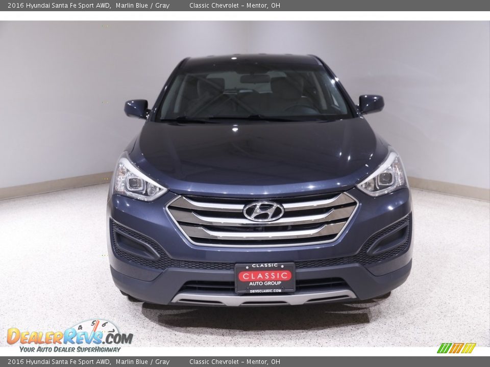 2016 Hyundai Santa Fe Sport AWD Marlin Blue / Gray Photo #2