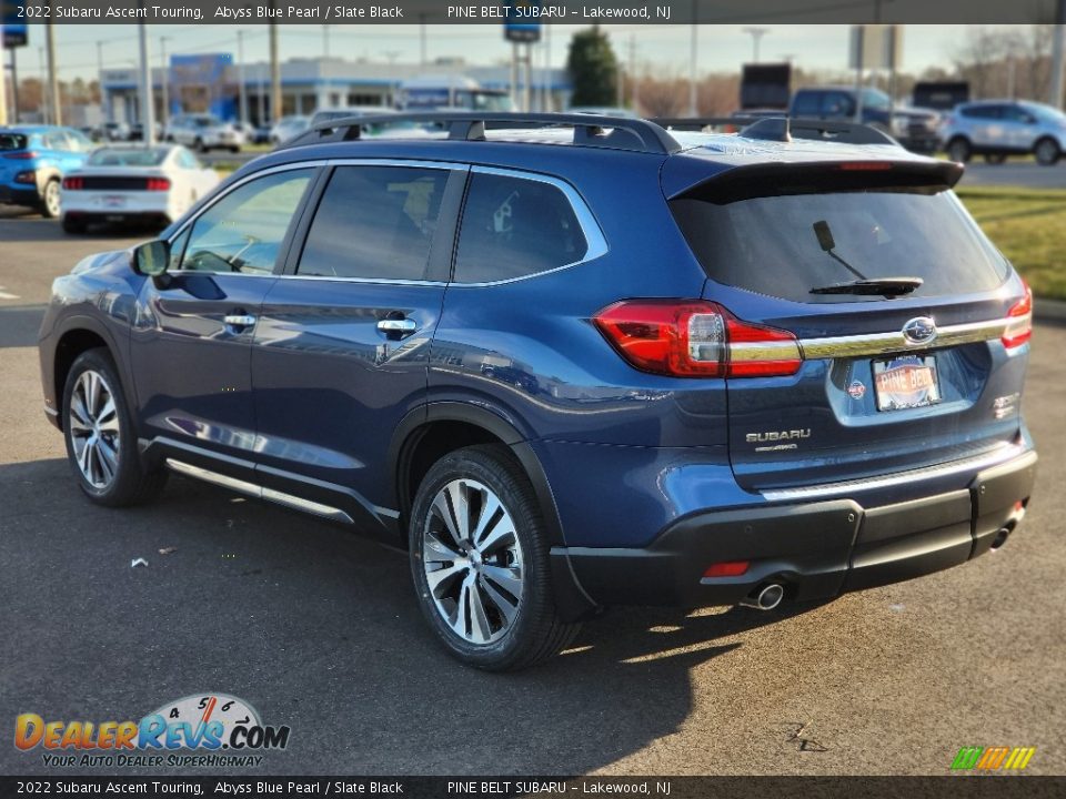 2022 Subaru Ascent Touring Abyss Blue Pearl / Slate Black Photo #7